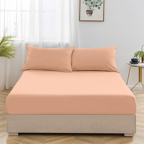 Keep London Utupia Fitted Single Sheet Powder