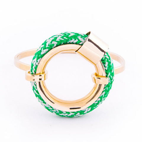 AnemosS Marine Detailed Rope Bracelet - Green