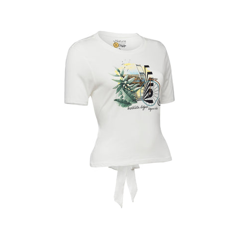 Biggdesign Nature Bicycle in Bosphorous T-Shirt-Small Size