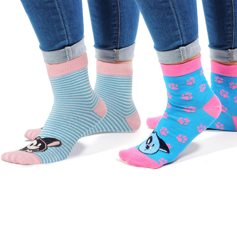 Biggdesign Dogs 5 Pcs Women Socket Socks