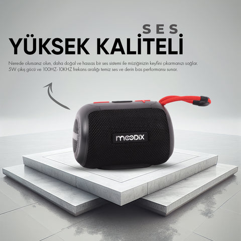 Moodix HO23T10 Bluetooth Speaker, Black