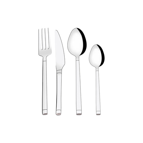 Serenk Barcelona Stainless Steel Cutlery Set 24 Pieces