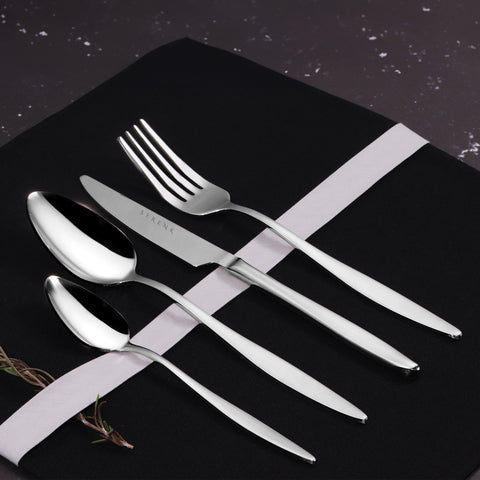 Serenk Milan Stainless Steel Cutlery Set 24 Pieces