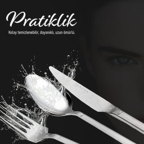 Serenk New York Stainless Steel Cutlery Set 42 Pieces