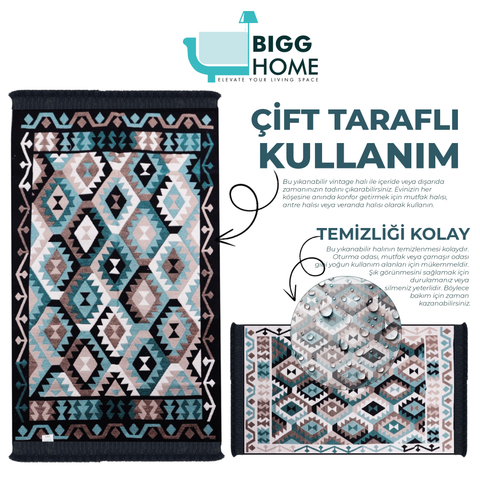 Bigghome SA1818A Double Sided Rug 31,50 inch * 59,05 inch,3.21 lbs.