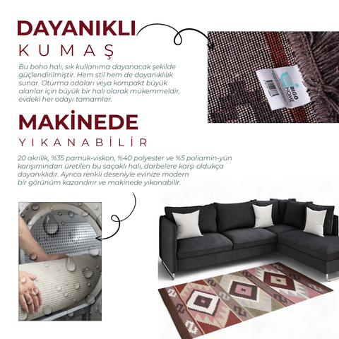 Bigghome SA1583B Double Sided Rug 31,50 inch * 59,05 inch, 3.21 lbs.