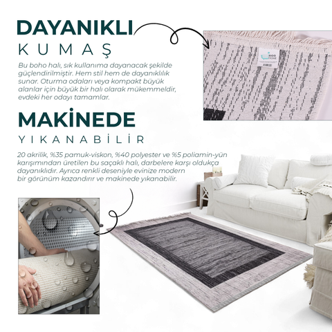 Bigghome SAF35B Double Sided Rug 31,50 inch * 59,05 inch, 3.21 lbs.