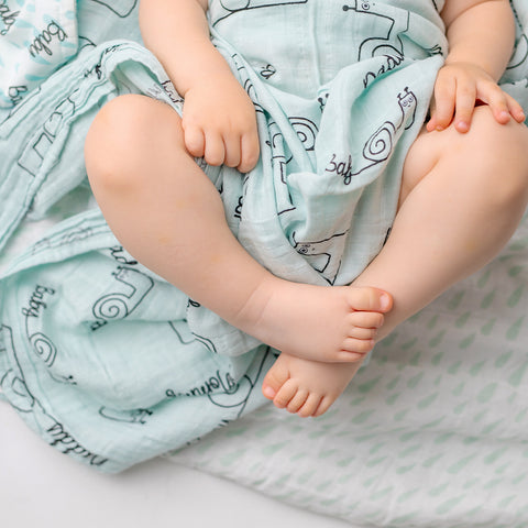 Milk&Moo Set of 2 Sangaloz Baby Muslin Swaddle Blanket