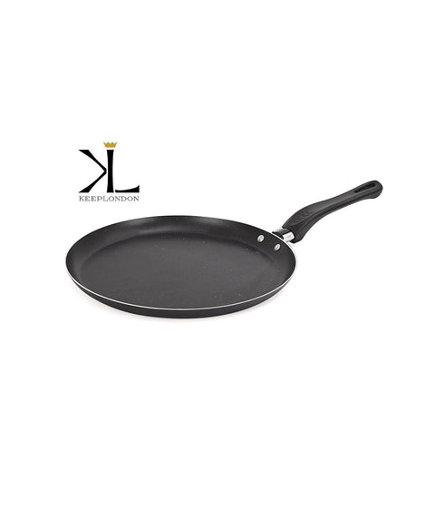 Keep London Kitchen Cooker Series Gray Granite Coated Aluminum Cast 28cm Crepe Pan