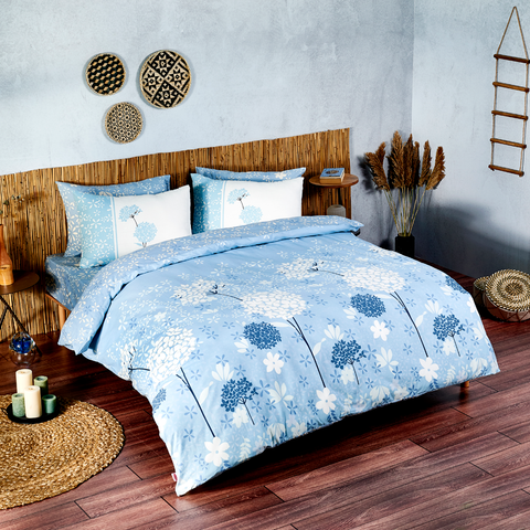 Hobby Rixos Mavi - Ranforce Double Duvet Cover Set