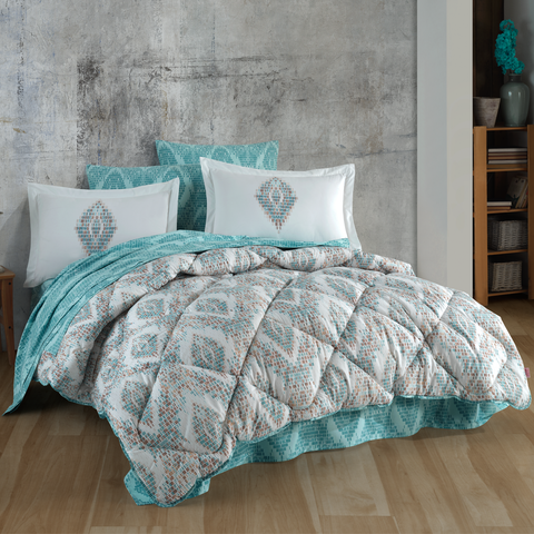 Hobby Retro Mint - Poplin Double Sleep Set