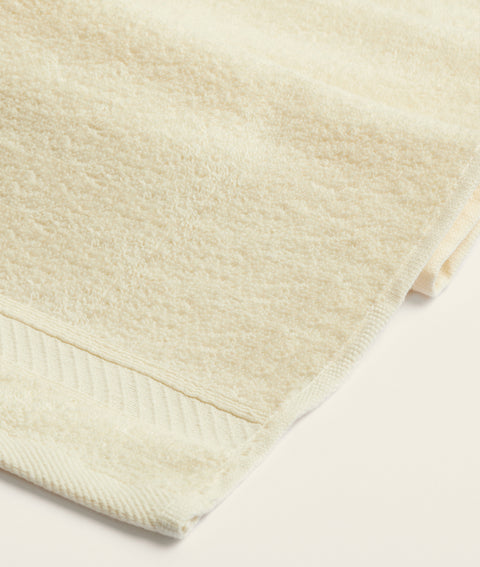 Koza Home Likya 100% Cotton Border 4-Piece Face Dowry Towel Set 1001A Standard