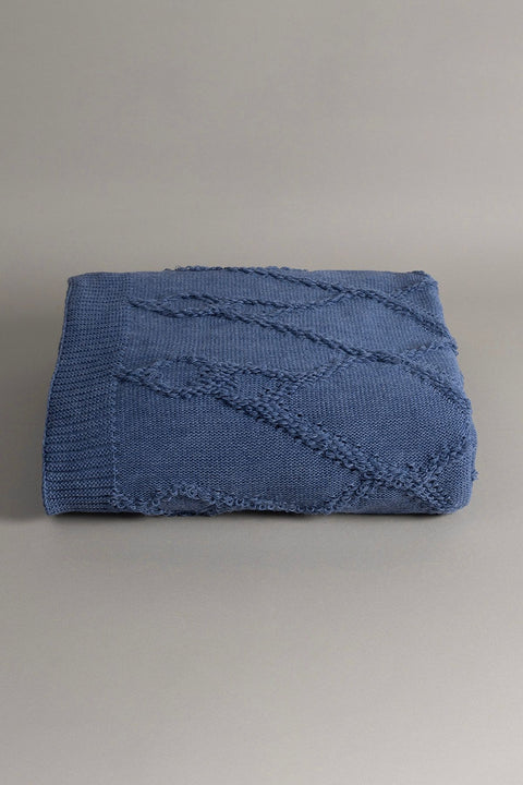 Koza Home Espuma De Mar Indigo Single Blanket 160x220 37141 Single