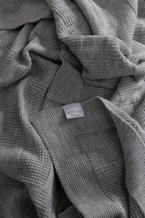 Koza Home Plaid Gray Double Blanket 200x220 15005 Double