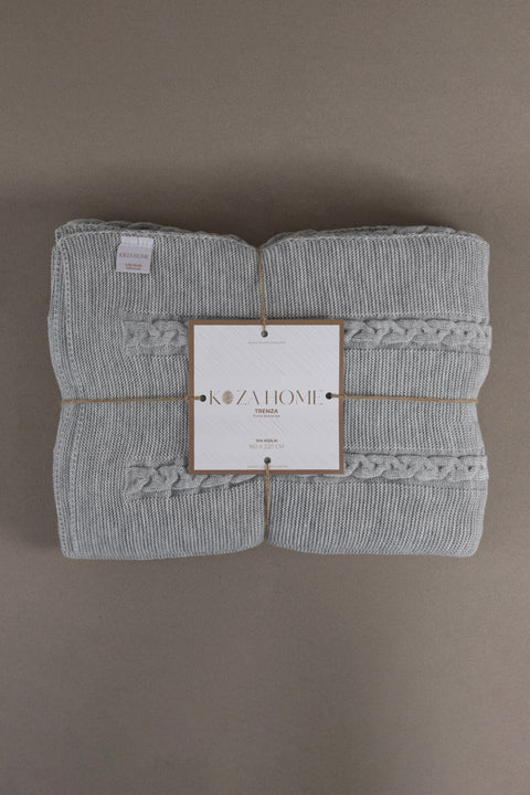 Koza Home Trenza Gray Single Blanket 160x220 15031 Single