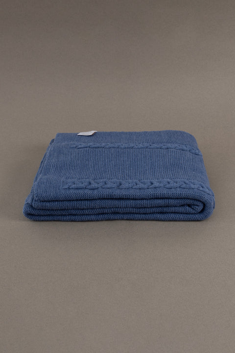 Koza Home Trenza Indigo Double Blanket 200x220 15040 Double