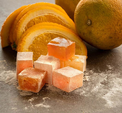 Hacı Bekir Turkish Delight with Rose, Orange, Mint and Lemon, 500 g