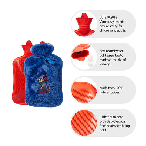 Biggdesign Owl and City Hot Water Bottle