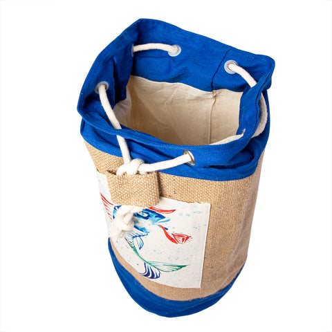 Anemoss Captain Fish Jute Bag