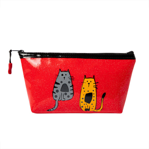 Biggdesign Cats Glossy Makeup Bag