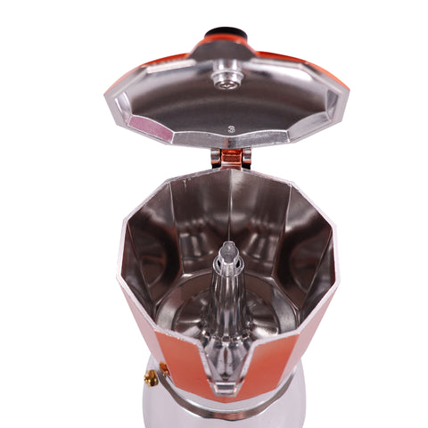 Any Morning Stovetop Espresso Aluminum Moka Pot, 240 ml - 8 oz