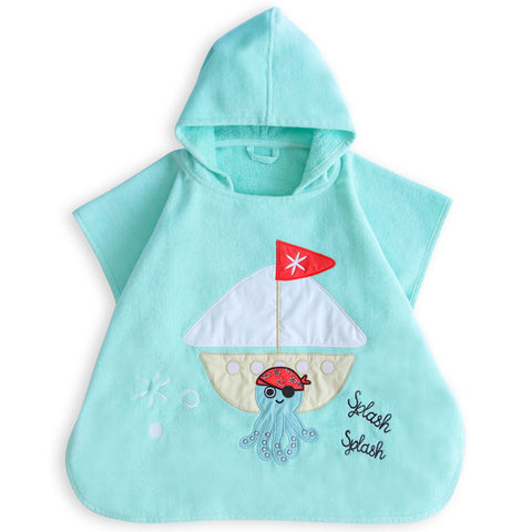 Milk&Moo Kids Poncho Sailor Octopus