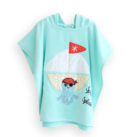 Milk&Moo Kids Poncho Sailor Octopus