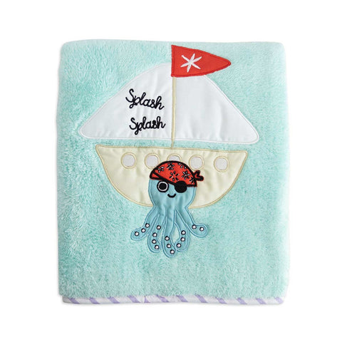 Milk&Moo Sailor Octopus Baby Blanket for Stroller