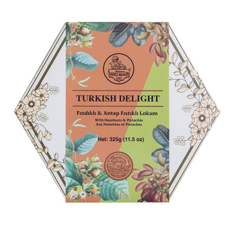 Hacı Bekir Turkish Delight Pistachio And Hazelnut Mixed - 325 g