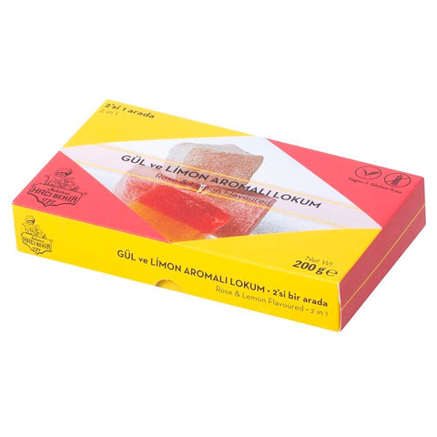 Hacı Bekir Turkish Delight with Rose & Lemon-200 g