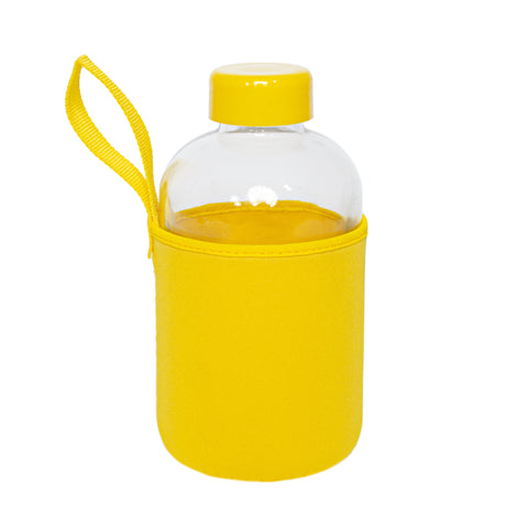 Biggdesign Moods Up Curious Glass Flask with Neoprene Cover 600 ml