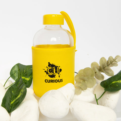 Biggdesign Moods Up Curious Glass Flask with Neoprene Cover 600 ml