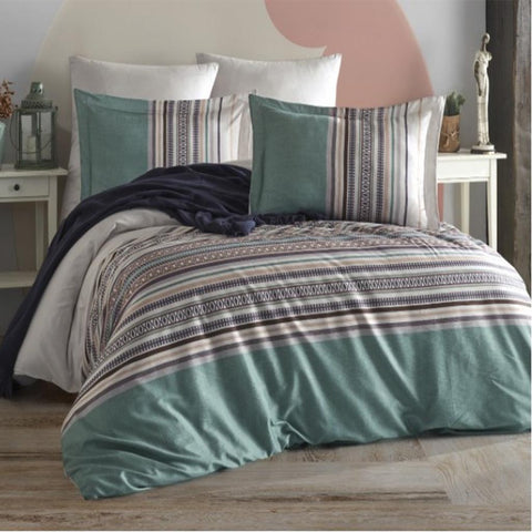 Keep London Bella Poplin Double Duvet Cover Set