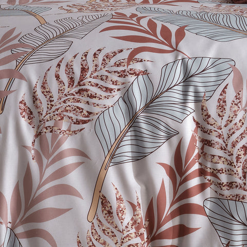 Keep London Autumn Poplin Double Duvet Cover Set