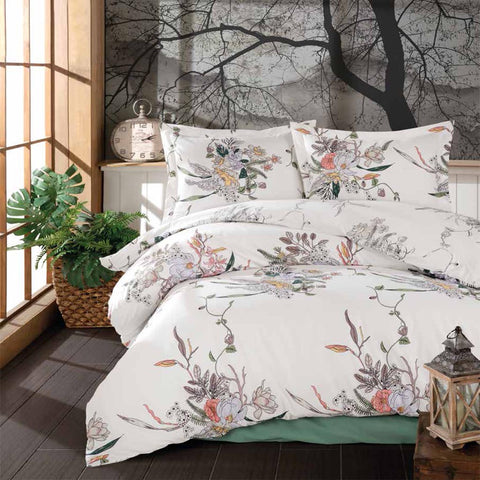 Keep London Fresh Poplin Double Duvet Cover Set