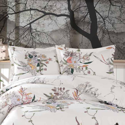 Keep London Fresh Poplin Double Duvet Cover Set