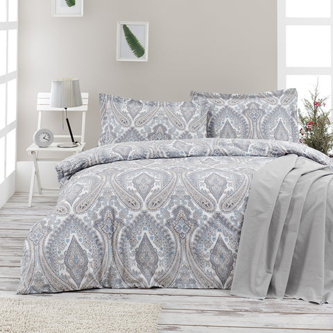 Keep London Palaceful Poplin Double Duvet Cover Set