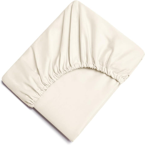 Keep London Utupia Fitted Single Sheet Cream