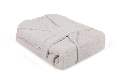 Keep London Shawl Collar Bathrobe Beige