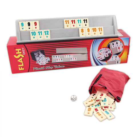 Star Flash Plastic Rummikub Set
