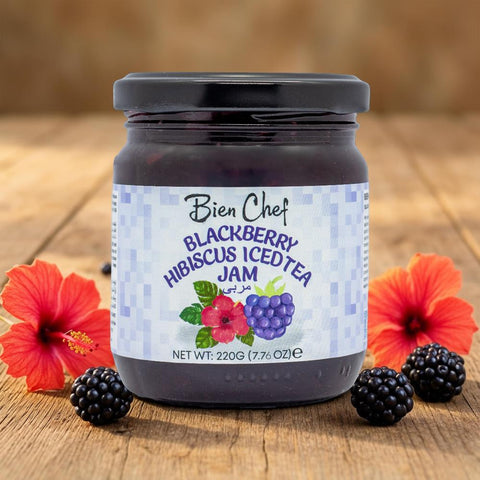 Bien Chef Blackberry Hibiscus Iced Tea Jam-220G-65%
