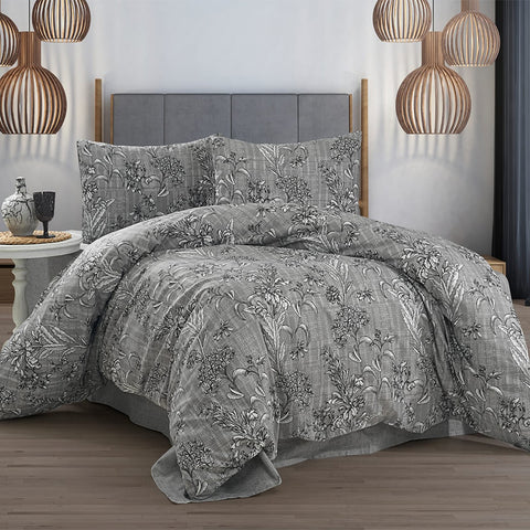 Keep London Home Series 312 Natural Cotton(Doğal Pamuk) Çift Kişilik Nevresim Takımı-Bej