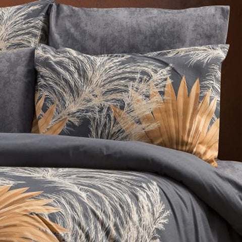 Keep London Home Series 327 Natural Cotton(Doğal Pamuk) Tek Kişilik Nevresim Takımı-Yelpaze
