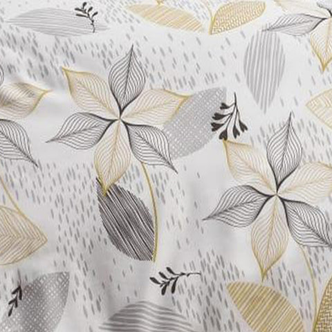 Keep London Home Series 329 Natural Cotton(Doğal Pamuk) Tek Kişilik Nevresim Takımı-Gri