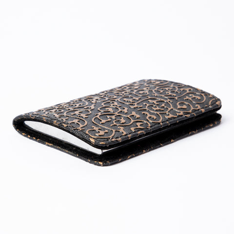 Biggdesign Black Leather Cover Business Card Holder