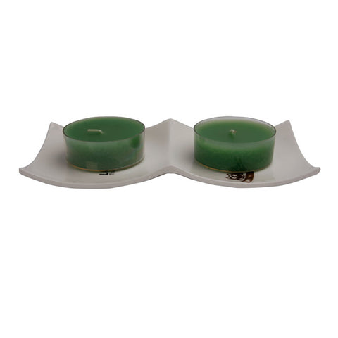 BiggHome Tealight Candle Set – Green