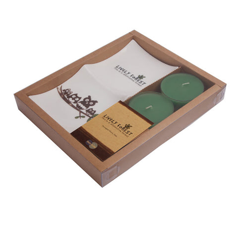 BiggHome Tealight Candle Set – Green