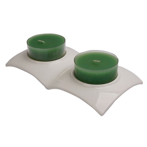 BiggHome Tealight Candle Set – Green