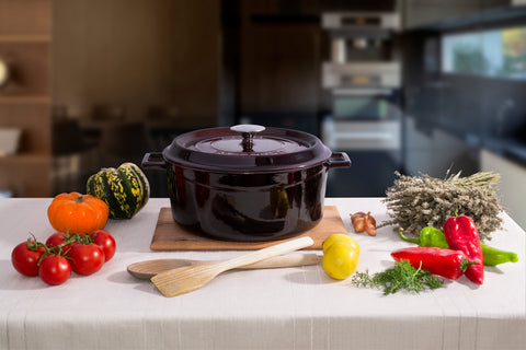 LAVA Premium Round Cast Iron Dutch Oven 28 cm