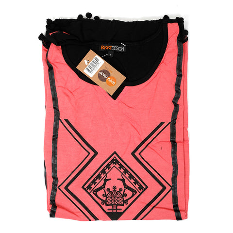 Biggdesign B.C 3000 Deer Patterned Sleeveless T-Shirt